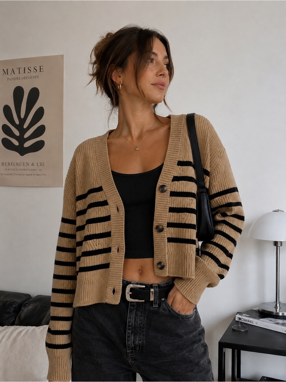 Jonathan Simkhai Clarice Striped Cardigan